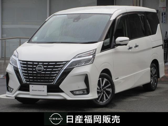 ２．０　ハイウェイスター　Ｖ　純正ナビ・前後ドラレコ・ＥＴＣ　アラウンドビュ－モニター　レーダーブレーキサポート　サイドモニター　ハンズフリー両側電動ドア　ワンオ－ナ－車　バックモニター　レーンアシスト　オートクルーズ　ＥＴＣ装備　アルミホイール　点検記録簿