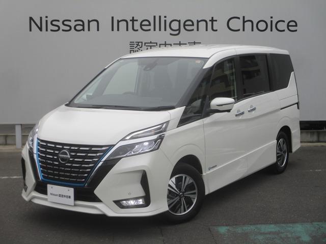 １．２　ｅ－ＰＯＷＥＲ　ハイウェイスター　Ｖ　／後席モニター／Ｐパイロット　Ｗパワースライドドア　インテリジェントセーフティ　リヤカメラ　１オナ車　追従クルーズ　インテリジェントキ　ＬＥＤヘッドライト　ＥＴＣ付き　メモリナビ　車線逸脱センサー　イモビ　ドライブレコーダー