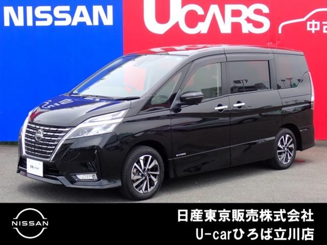 セレナ(日産) ２．０　ハイウェイスター　Ｖ　両側オートスライドドア　純正メモリーナビ　アラウンドビュ−モニター　レーダーブレーキサポート 中古車画像