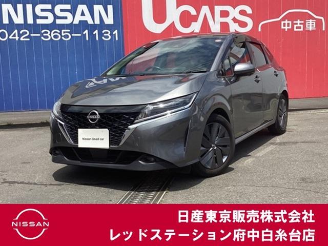 日産 ノート Ｘ　ラインコネクトナビ　Aftermarket前後ドラレコ　AftermarketＥＴＣ