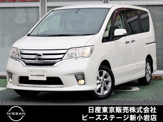 ２．０　ハイウェイスター　Ｖセレクション　ナビＴＶ　クルコン　両側オート　ＥＴＣ　ワンオーナー車　定期点検記録簿　クルコン　バックカメラ　ＡＡＣ　ＥＴＣ　メモリーナビ　寒冷地仕様　盗難防止システム　ＰＷ　アルミホイール　パワーステアリング　助手席エアバック　キーレス　ＴＶナビ