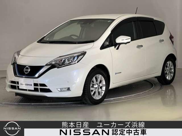ノート 1.2 e-POWER X Vセレクション 運転席助手席エアバック エアバッグ 衝突被害軽減装置 イモビライザー パワーウインドウ レーンアシスト アルミホイール スマートキー フルオートエアコン Bカメラ アイドリングストップ メモリーナビ(1枚目)