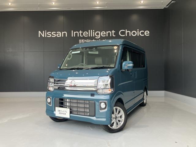 クリッパーリオ ６６０　Ｅ　ハイルーフ　元試乗車　バックカメラ　片側オートＳ　シート　パワースライドドア　衝突軽減　車線逸脱警報　バックカメラ　スマートキー　禁煙車　メモリーナビ　アイドリングストップ（1枚目）
