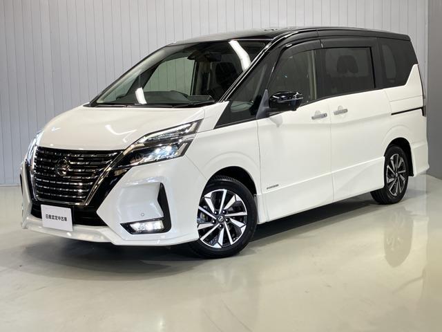 セレナ ハイウェイスターＶ　２．０　ハイウェイスター　Ｖ　ディーラーＯＰナビ・両側電動スライドドア・プロパイロット・全周囲カメラ・ＬＥＤヘッドランプ・衝突被害軽減ブレーキ・踏み間違い衝突防止アシスト・ＥＴＣ・ドライブレコーダー（1枚目）