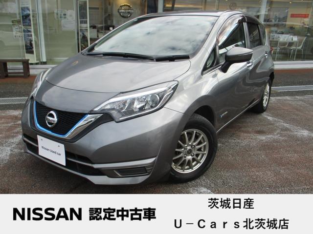 ノート ｅ－パワー　Ｘ　日産純正ナビゲーション　エマージェンシーブレーキ　インテリジェントキー　プッシュエンジンスタート　車線逸脱警報　社外アルミホイール（1枚目）