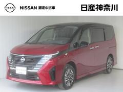 セレナ 1.4e-4ORCE ハイウェイスターV 4WD 防水シート レーンキープアシスト LED アラウンドモニター フルオートエアコン ETC 4WD 両側パワースライドドア インテリジェントクルーズ 踏み間違い衝突防止 中古車画像