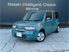 キューブ 1.5X インディゴ +プラズマ タイヤ新品 WSRS スマキー フルオートエアコン パワーステアリング パワーウィンドウ ABS キーレスキー ワンセグTV メモリーナビ 運転席エアバッグ ワンオーナー TVナビ 中古車画像