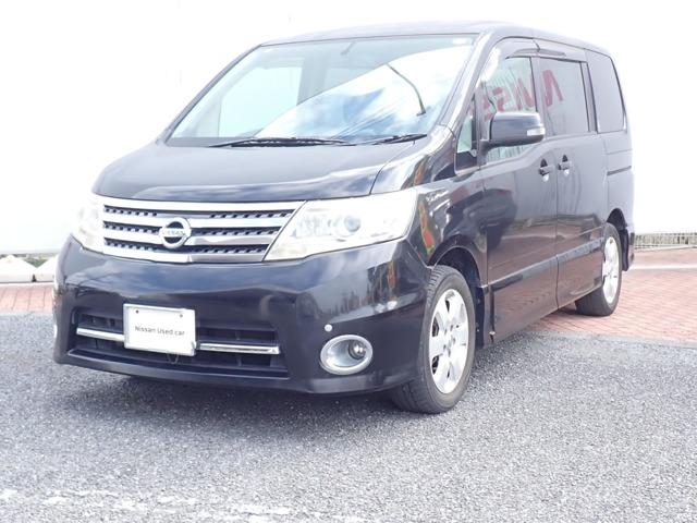 セレナ(日産) 2.0 ハイウェイスター Vセレクション 純正HDDナビ フルセグ 後席モニター 左右電動スライドドア ETC車載器 禁煙 バックモニタ Wエアバック HDDナビ パワステ PW インテリジェントキー キーフリー オートエアコン ナビTV 記録簿 ABS ワンセグTV エアバック 中古車画像