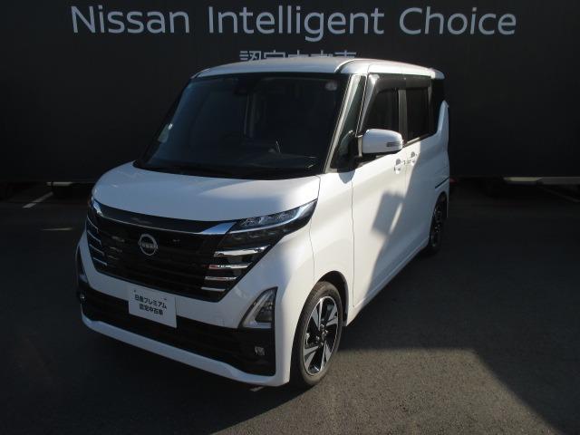 ルークス 660 ハイウェイスターGターボ 元試乗車 メモリーナビ ETC 両側オートS 両側スライド片側電動ドア 助手席エアバッグ アイドリングストップ機能 インテリキ- レーンキープ LEDヘッドランプ ETC 点検記録簿 ドライブレコーダー バックモニター キーフリー アルミホイール(1枚目)