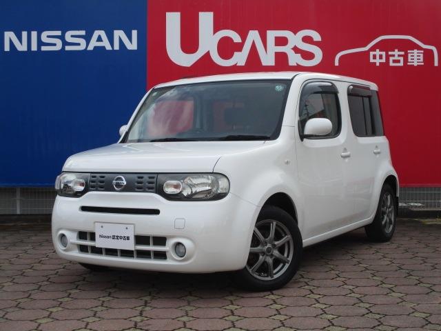 キューブ(日産) １．５　１５Ｘ　Ｖセレクション　純正ナビゲーション／バックモニター　１オーナー　Ｂカメ　ＡＵＴＯエアコン　エコモード　禁煙車　記録簿付き　メモリーナビ　キ−フリ−　ナビＴＶ　ワンセグＴＶ　ＡＢＳ　パワーステアリング　運転席エアバッグ　スマートキーＰスタート 中古車画像