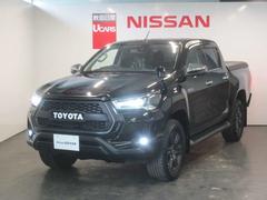 ハイラックス 2.4 Z ディーゼルターボ 4WD 社外メモリーナビ・TV アイドリングSTOP プリクラッシュS 車線逸脱警報装置 キーフリーシステム 運転席助手席エアバック バックモニタ パワーウインドウ ETC搭載 ナビ&TV スマートキー&プッシュスタート パワステ 中古車画像