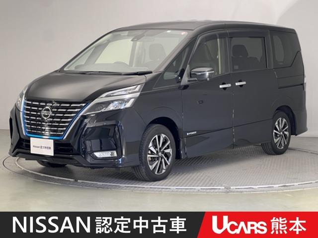 セレナ(日産) １．２　ｅ−ＰＯＷＥＲ　ハイウェイスター　Ｖ　両側オートスライド　アラウンドモニター　３６０°カメラ　エマジェンシーブレーキ　１オナ　パーキングアシスト　スマキー　ＬＥＤ　レーンアシスト　点検記録簿付　ＥＴＣ　Ａストップ　イモビ　フルオートエアコン　アルミホイール　エアバック　ナビＴＶ 中古車画像