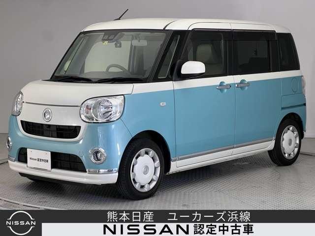 ムーヴキャンバス(ダイハツ) ６６０　Ｘ　メイクアップ　リミテッド　ＳＡＩＩＩ　前後ドラレコ　全周囲カメラ　メモリーナビ　衝突防止　盗難防止装置　キーレスエントリー　パワステ　サイドエアバッグ　スマートキー＆プッシュスタート　Ｒカメラ　アイスト　寒冷地仕様　Ｗエアバック　ＡＢＳ　エアバック　レーンキープ　サイドカメラ 中古車画像