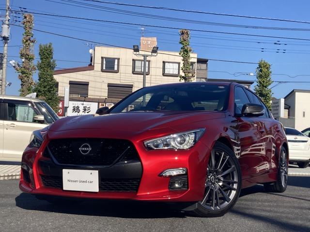 スカイライン(日産) ３．０　４００Ｒ　ナビ　ＢＯＳＥ　サンルーフ　リヤスポ　白内装　ＬＥＤヘッド　キーレスエントリー　ワンオーナ　車線逸脱警報　スマ−トキ−　バックモニター　寒冷地仕様　クルコン　メモリーナビ　ナビＴＶ　サイドカメラ　ＡＡＣ　アルミ　盗難防止装置　ＥＴＣ　エアバッグ 中古車画像