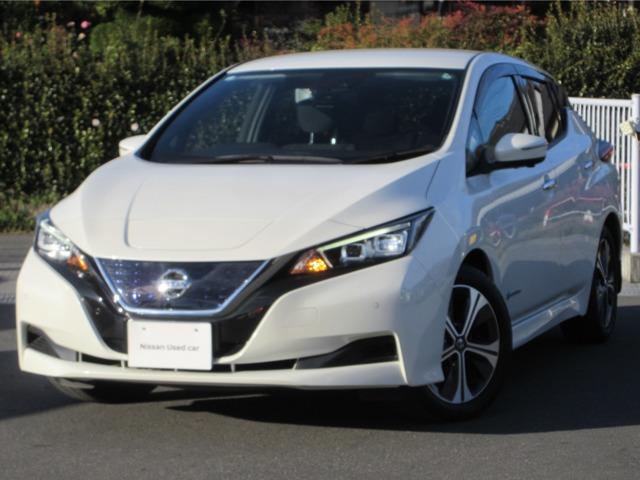 リーフ(日産) Ｘ　Ｖセレクション　ワンオ−ナ−車　１２セグ　プロパイロット　レーダークルコン　３６０°カメラ　踏み間違い防止装置　ＬＥＤランプ　セキュリティ　ドライブレコーダー　１オーナー　ＥＴＣ　インテリキー　レーンキープアシスト　サイドエアバッグ　パワーウィンドウ　ＡＢＳ 中古車画像