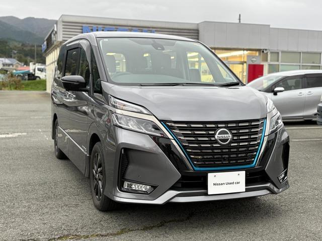 セレナ(日産) １．２　ｅ−ＰＯＷＥＲ　ハイウェイスター　Ｖ　アーバンクロム　インテリジェントエマージェンシーブレーキ　全周囲カメラ　ＬＥＤヘッド　アダプティブクルーズ　寒冷地仕様　ＥＴＣ　両側自動ドア　レーンアシスト　ワンオーナー　禁煙車　ＡＢＳ　オートエアコン　メモリーナビ 中古車画像