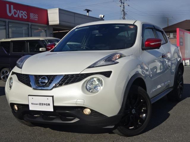 ジューク(日産) １．６　１６ＧＴ　パーソナライゼーション　ＡＶＭ　ナビ　キセノン車検　エマージェンシーブレーキ　ＥＴＣ　ドラレコ　全方位カメラ　車線逸脱警報 中古車画像