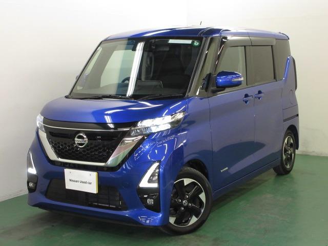 ルークス(日産) ６６０　ハイウェイスターＸ　全周囲カメラ・衝突軽減ブレーキ搭載　アイスト　衝突被害軽減ブレ−キ　マルチビューカメラ　車線逸脱警報装置　ＥＴＣ　ＬＥＤ　スマートキー　パワーウィンドウ　カーテンエアバック　ドライブレコーダー　ナビＴＶ　バックカメラ　パワステ　キーフリ 中古車画像