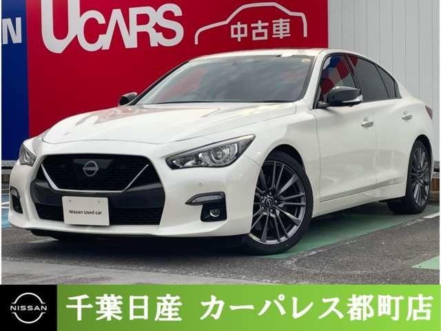 スカイライン(日産) ３．０　４００Ｒ　サンルーフ　純正ナビ　ドラレコ　ＥＴＣ付　ＬＥＤヘッド　キーレスエントリー　ワンオーナ　車線逸脱警報　スマ−トキ−　バックモニター　パーキングアシスト　ドラレコ　メモリーナビ　ナビＴＶ　サイドカメラ　ＡＡＣ　盗難防止装置　ＥＴＣ　エアバッグ 中古車画像