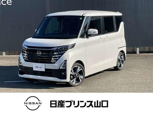 ルークス(日産) ６６０　ハイウェイスターＧターボ　プロパイロット　エディション　元社用車　エマージェンシーブレーキ　両側パワードア　アラウンドビュ　プリクラッシュセーフティー　メモリナビ　アダプティブクルコン　レーンキープ　展示試乗車ＵＰ　禁煙　インテリキ−　ＬＥＤヘッドライト　アイドリングストップ　ＡＣ　Ｒカメラ 中古車画像