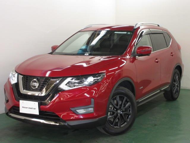 エクストレイル(日産) ２．０　２０Ｘｉ　ハイブリッド　全周囲カメラ・衝突軽減ブレーキ搭載　全周囲　車線逸脱警報　衝突被害軽減　インテリジェントキー　ＬＥＤ　盗難防止システム　ＥＴＣ　ナビＴＶ　アイドリングストップ　オートエアコン　ＡＢＳ　ドライブレコーダー　アルミホイール　キーレス 中古車画像