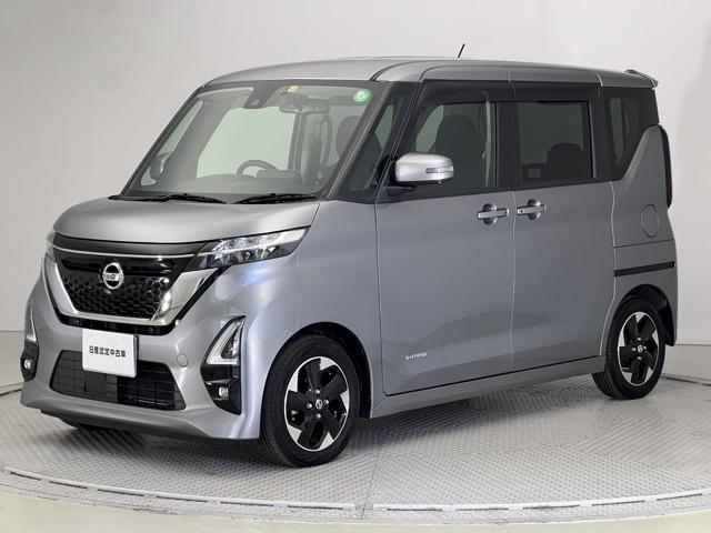 ルークス(日産) ６６０　ハイウェイスターＸ　アラウンドモニター　ＬＥＤ　ドラレコ　アイスト　衝突被害軽減ブレ−キ　マルチビューカメラ　車線逸脱警報装置　ＬＥＤ　スマートキー　パワーウィンドウ　ワンオーナー　カーテンエアバック　ドライブレコーダー　ナビＴＶ　記録簿　パワステ　キーフリ 中古車画像