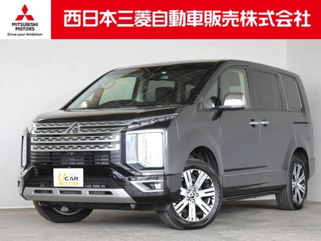 デリカＤ：５ Ｐ　１０．１型メモリーナビ　全周囲カメラ　両側自動スライドドア　クルコン　ＤＶＤ　地デジＴＶ　パートタイム４ＷＤ　電動シート　ＬＥＤライト　３列シート　オートエアコン　スマートキー　キーレスエントリー（1枚目）