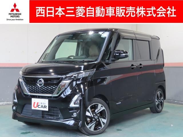 日産 ルークス ハイウェイスター　Ｇターボプロパイロットエディション　横滑り防止　オートクルーズコントロール　インテリキー　ターボ　ＬＥＤライト　ＥＴＣ　ベンチシート　バックモニター　メモリナビ　アルミホイール　オートエアコン　盗難防止システム　エアバッグ　ナビＴＶ