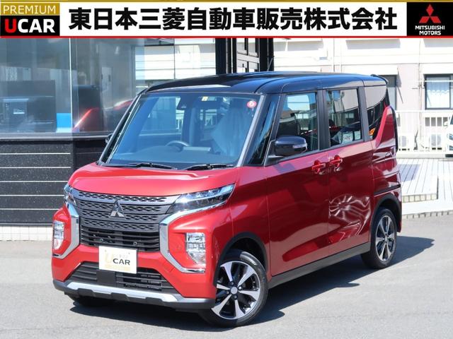 三菱 ｅＫクロススペース Ｔ　試乗車ＵＰ　２ＤＩＮＣＤステレオＡＵＸ　電動スライドドアハンズフリーオートスライド