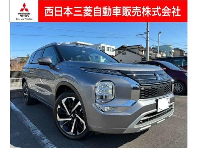 三菱 アウトランダーＰＨＥＶ Ｐ　☆電動パノラマサンルーフ＋ルーフレール装着車・スマホ連携９型マルチナビ＋フルセグＴＶ・ＥＴＣ２．０・リラックス機能付セミアニリンレザーシート・ＢＯＳＥプレミアムサウンド・ＡＣ１００Ｖ電源（１５００Ｗ）