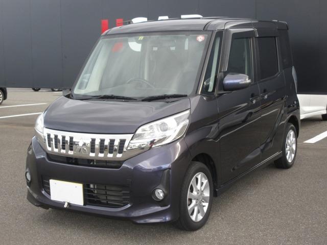 ｅＫスペースカスタム(三菱) カスタムＧ　４ＷＤ　横滑り防止装置　スマートキー　メモリーナビ　バックカメラ　両側スライド片側電動スライドドア 中古車画像