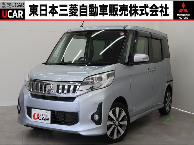 三菱 ｅＫスペースカスタム カスタムＴ　ｅ－アシスト　２ＷＤ　禁煙車　パイオニア製７型ナビ　バックカメラ　ＥＴＣ　誤発進抑制装置　衝突被害軽減ブレーキ　両側電動スライドドア