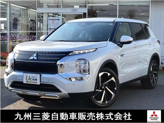 三菱 アウトランダーＰＨＥＶ Ｇ　三菱認定プレミアム保証　ワンオーナー車　サポカー　ナビＴＶ　キーフリー　クルコン　フルセグＴＶ　パーキングセンサー　パワーシート　ワンオーナー　寒冷地仕様　パワーバックドア　スマートキー　４ＷＤ