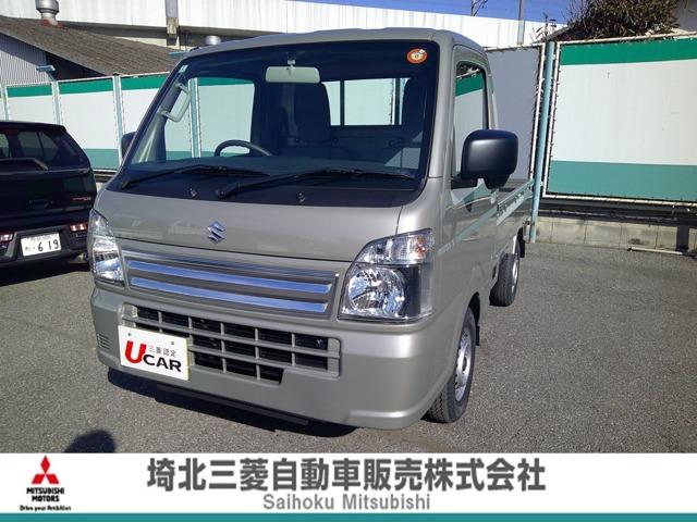 ＫＣエアコン・パワステ　届出済未使用車・エアコン・パワステ　４ＷＤ　軽トラック　ＡＴ　アイドリングストップ　エアコン　パワーステアリング　パワーウィンドウ　運転席エアバッグ