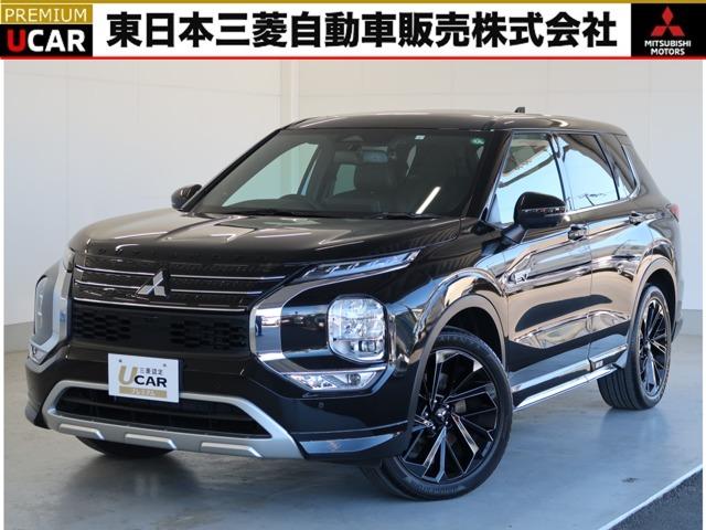 アウトランダーＰＨＥＶ(三菱) Ｐ　１オーナー　１００ＶＡＣ電源　スマホ連携ナビ　衝突被害軽減ブレーキ　車線逸脱警報　誤発進抑制機能 中古車画像