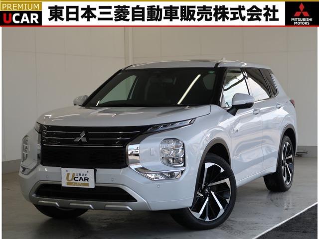 アウトランダーＰＨＥＶ(三菱) Ｐ　社有車ＵＰ　１００ＶＡＣ電源　衝突被害軽減ブレーキ　車線逸脱警報　誤発進抑制機能　後方側方車両検知警報 中古車画像