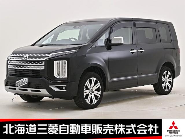 Ｐ　三菱認定保証　４ＷＤ　メモリーナビ　ＥＴＣ　バックカメラ　両側電動スライドドア　アルミホイール　３列シート　全周囲カメラ　電動リアゲート　シートヒーター　オートクルーズコントロール　ターボ　ＤＶＤ再生