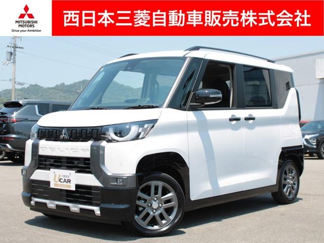 デリカミニ Ｇ　プレミアム　９インチナビ　全周囲カメラ　シートヒーター　インテリジェントキー　ＬＥＤヘットライト　１オーナー　エアバッグ　キーレスエントリー　シートヒータ　クルコン　フロントカメラ　ベンチシート　アルミホイール（1枚目）