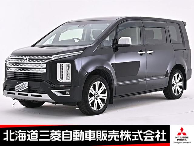 デリカD:5(三菱) P 純正10.1型ナビ マルチアラウンドモニター 電動サイドステップ ドライブレコーダー 純正エンジンスターター テールゲートスポイラー 後席カーテン 中古車画像