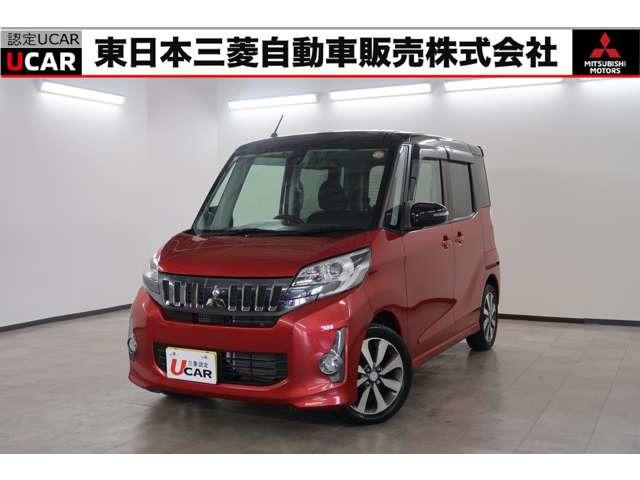 ｅＫスペースカスタム(三菱) カスタムＴ　ｅ−アシスト　２ＷＤ　ワンオーナー　禁煙車　三菱電機製メモリーナビ　バックカメラ　ＥＴＣ　両側電動スライドドア　衝突被害軽減ブレーキ　リアサーキュレーター　ＨＩＤヘッドランプ　インタークーラーターボエンジン 中古車画像