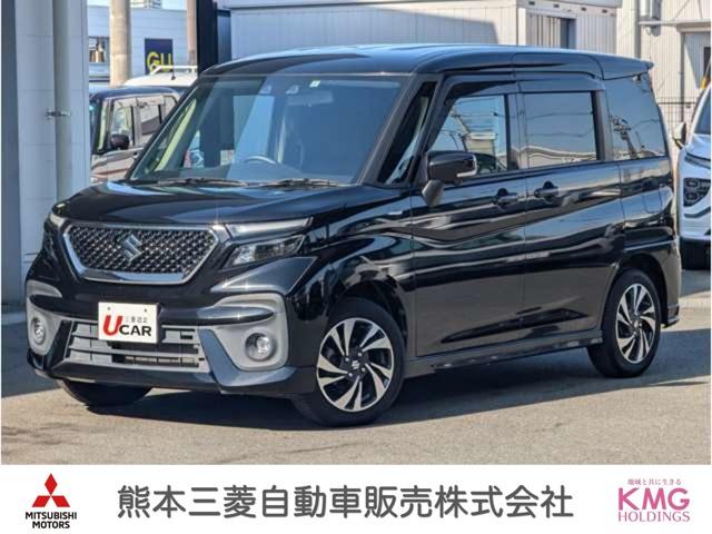 ソリオバンディット(スズキ) ハイブリッドＭＶ　両側電動スライドドア　シートヒーター　全周　全周囲モニター　Ｂモニター　ＬＥＤランプ　クルコン　イモビライザー　Ｗエアバック　スマキー　サイドエアＢ　フルセグＴＶ　オートエアコン　サイドカメラ　ＡＢＳ 中古車画像