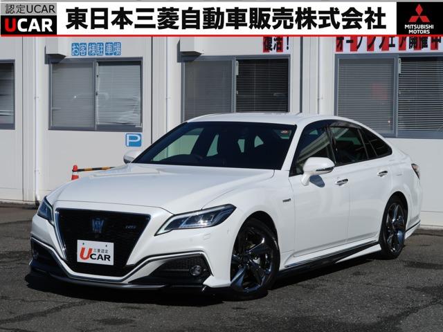 クラウンハイブリッド(トヨタ) ＲＳアドバンス　純正ツインモニターナビ　全方位カメラ 中古車画像