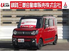 スペーシアギア ハイブリッドXZ ターボ ESP フルタイム4WD クルーズC クリアランスソナ ターボ付 Wエアバック 前席シートヒーター スマートキー セキュリティ フルオートエアコン パワーステアリング リモコンキー ベンチシート 中古車画像