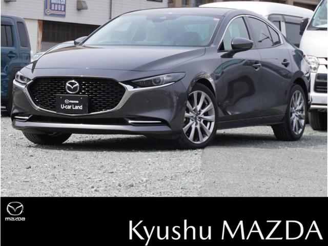 マツダ ＭＡＺＤＡ３セダン ２．０　Ｘ　Ｌパッケージ　白内装　ナビ　ドラレコ　ＥＴＣ　３６０カメラ　クリアランスソナー　地デジ　レーダークルーズ　本革シート　衝突被害軽減システム　Ｂカメ　シートヒーター　アルミホイール　スマートキー　アイドリングストップ