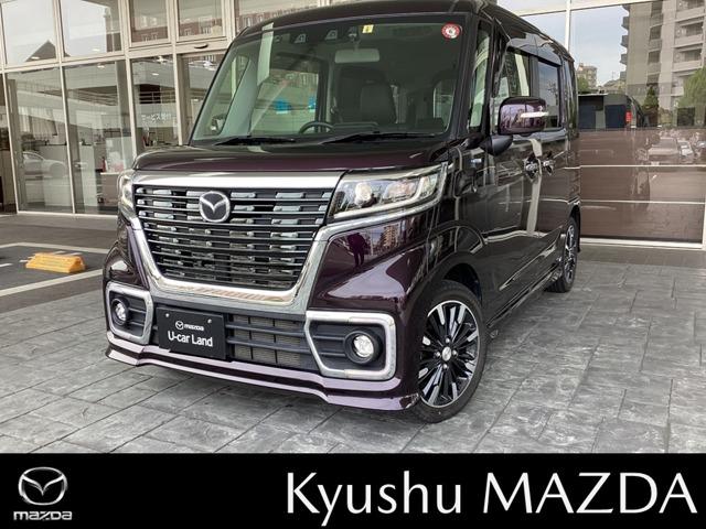 フレアワゴンカスタムスタイル ６６０　カスタムスタイル　ハイブリッド　ＸＳ　ＬＥＤ　運転席側シートヒーター　全周囲モニター　ｉ－ｓｔｏｐ　オートハイビーム　ＬＥＤ　スマートキー　コーナーセンサー　ナビＴＶ　バックカメラ　ＥＴＣ　フルセグ　フルオートエアコン　横滑り防止装置（1枚目）