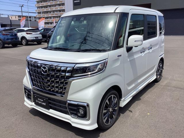 フレアワゴンカスタムスタイル(マツダ) ６６０　カスタムスタイル　ハイブリッド　ＸＴ　ワンオーナー　１オーナ　エアロ 中古車画像