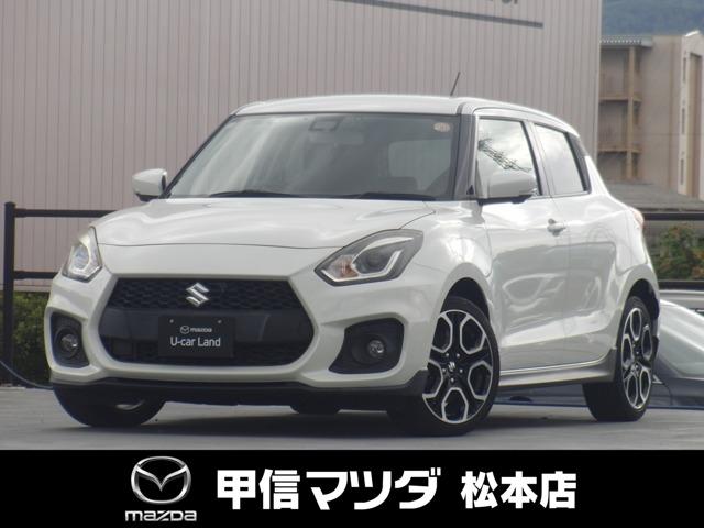 スイフトスポーツ スポーツ　１．４　ワンオーナー　禁煙　純正１カメラドラレコ　インダッシュメモリーナビ　３６０度カメラ　ビルトインＥＴＣ　衝突軽減ブレーキ　横滑り防止機能　車線逸脱警報システム　レーンキープアシスト　運転席シートヒーター（1枚目）