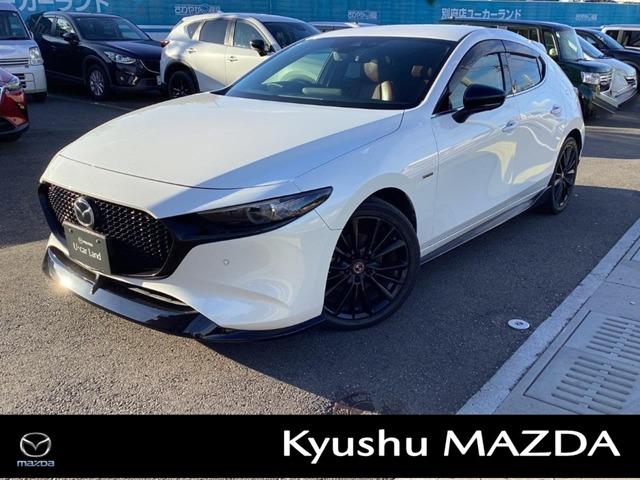 ＭＡＺＤＡ３ファストバック ＸＤ　１００ＴＨ　全方位カメラ　ナビ　ＥＴＣ　２カメラドラレコ　３６０°カメラ　レーダークルーズコントロール　衝突軽減ブレーキ　フルセグＴＶ　ＬＥＤヘッドライト　パーキングセンサー　ＤＶＤ　Ｐシート　本革シート　ＥＴＣ（1枚目）