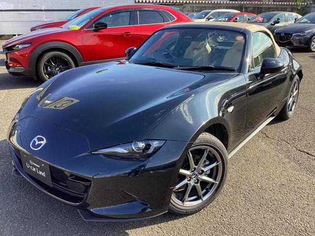 ロードスター(マツダ) １．５　Ｓ　レザーパッケージ　ＥＴＣ　バックカメラ　ドライブレコーダー　ワンオーナー　シートヒーター　レザーシート　スマートキー　ＥＴＣ　バックカメラ　アルミホイール　オートクルーズコントロール　フルセグＴＶ 中古車画像