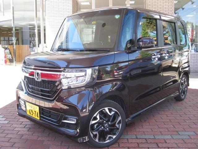 ｎ ｂｏｘカスタム ホンダ ｇ ｅｘターボホンダセンシング デモカー 禁煙車 前後ドライブレコーダー ｅｔｃ２ ０ ラゲッジトレイ 大型ルーフコンソール ドアハンドルプロテクションカバー ドアバイザー 助手席スーパースライドシート オートリトラミラー 東京都 ｇ